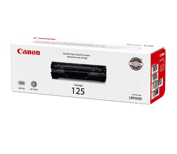 Cartucho de tóner Canon 125, negro