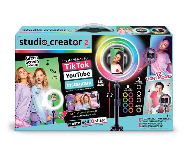 Aro de luz de 8" con pantalla verde - Studio Creator 2 - Imagen 2