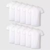 Paquete de 10 camisetas de cuello redondo para hombre Talla L, Blanco - Hanes