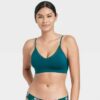 Bralette sin costuras para mujer Talla XS, Azul - Auden™