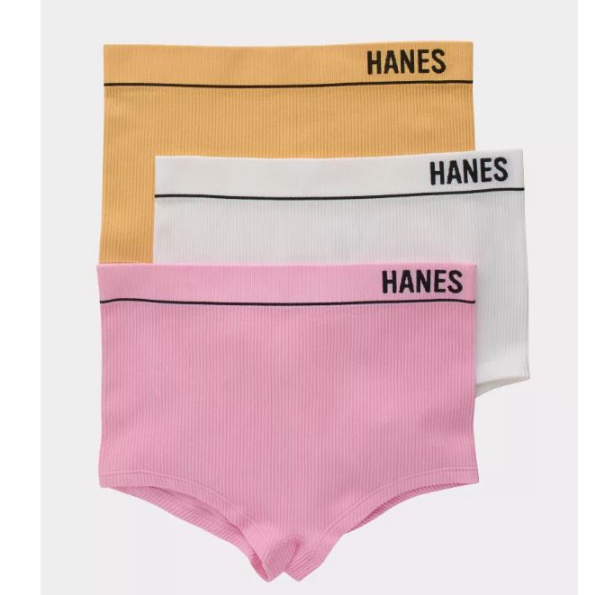 Paquete de Calzoncillos boxer de canalé para mujer, Talla M