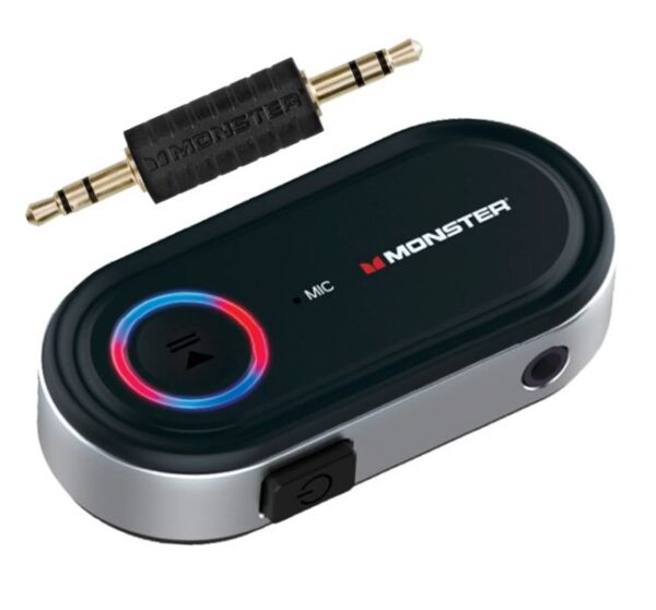 Receptor de audio auxiliar Bluetooth con control de voz para carro - Monster