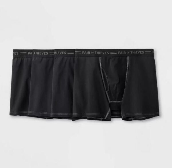 Paquete de 4 Boxer brief para hombre Talla M, Negro - Pair of Thieves
