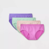 Paquete de 4 calzones hipster para niña Talla L - All in Motion™