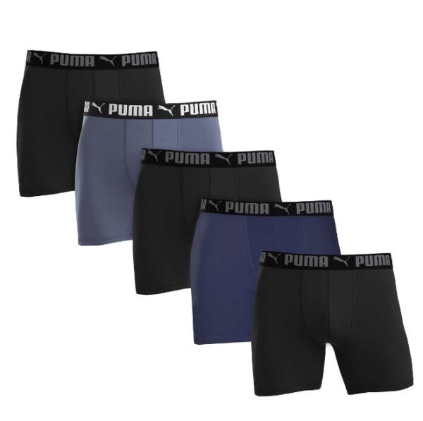 Paquete de 5 Boxer Brief para hombre Talla M marca Puma