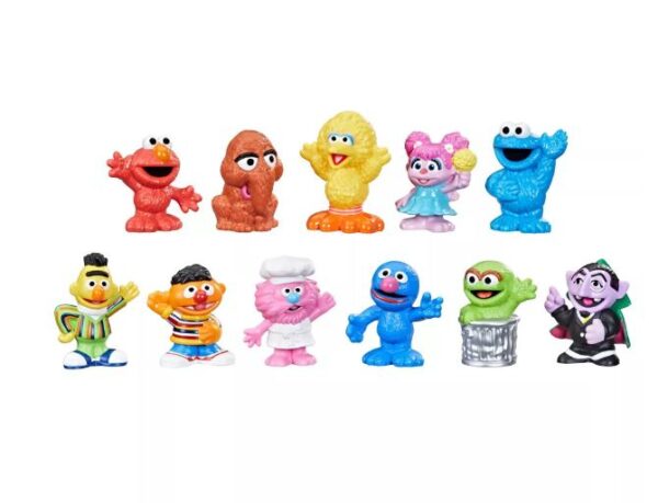 Juguete de 11 figuras coleccionables de Barrio Sésamo