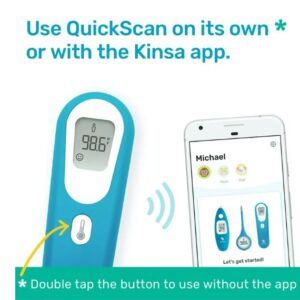 Alternative view of Termómetro sin contacto, Azul - Kinsa