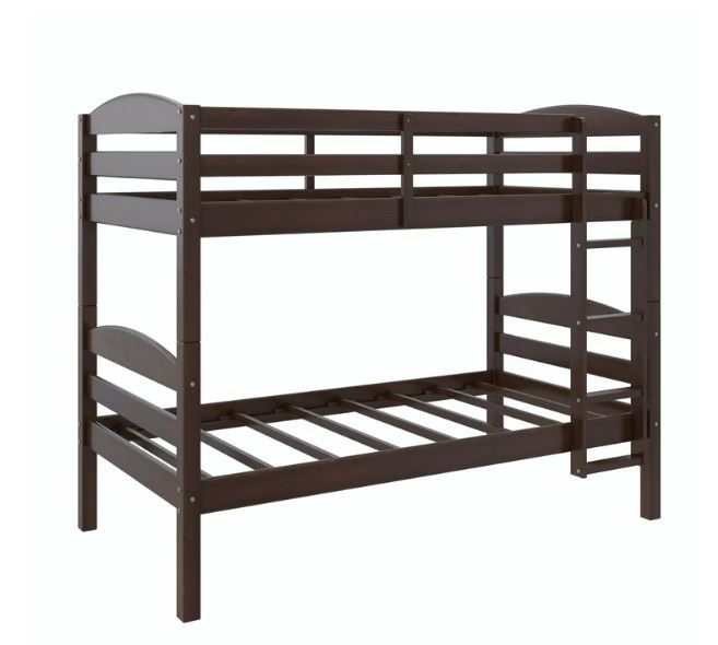 Litera convertible de madera maciza Tamaño Twin, color Expreso - Better Homes & Gardens - Imagen 3
