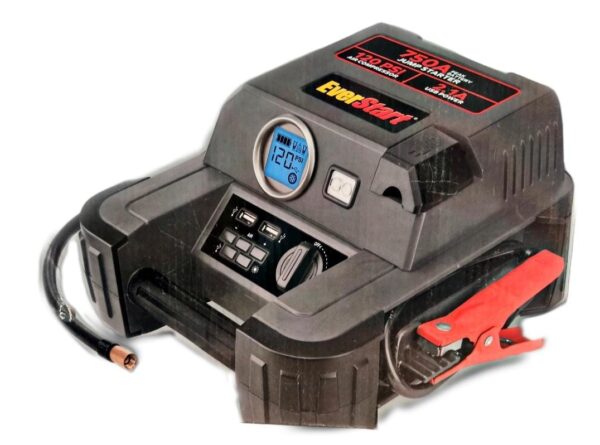 Jumper de 750 amperios con compresor digital y 120V marca EverStart
