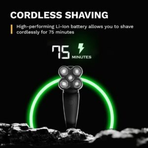 Alternative view of Afeitadora rotativa + crema de afeitar - The Cut Buddy