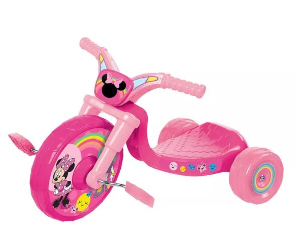 Triciclo para niños con volante de 10" de Minnie Mouse
