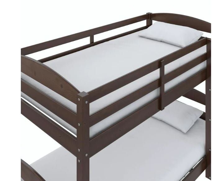 Litera convertible de madera maciza Tamaño Twin, color Expreso - Better Homes & Gardens - Imagen 5