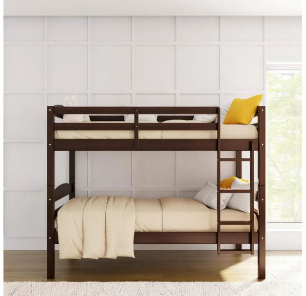 Litera convertible de madera maciza Tamaño Twin, color Expreso - Better Homes & Gardens - Imagen 2