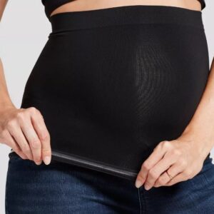 Alternative view of Cinturón de soporte de maternidad Talla M/L, Negro - Bellaband