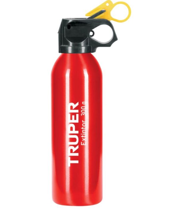 Extintor portátil desechable 300 g, polvo tipo ABC - Truper