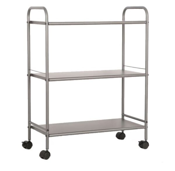 Carrito de almacenamiento utilitario de 3 estantes, gris - Room Essentials