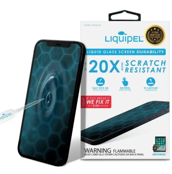 Protector de pantalla de cristal líquido para todos los teléfonos, Transparente - Liquipel