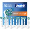 Paquete de 10 cabezales de repuesto para cepillo de dientes eléctrico - Oral-B CrossAction