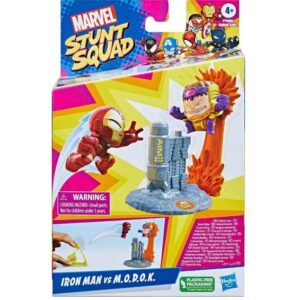 Alternative view of Figuras de acción Iron Man vs MODOK - de Marvel Stunt Squad