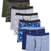 Paquete de 7 boxers para niños talla M marca Hanes