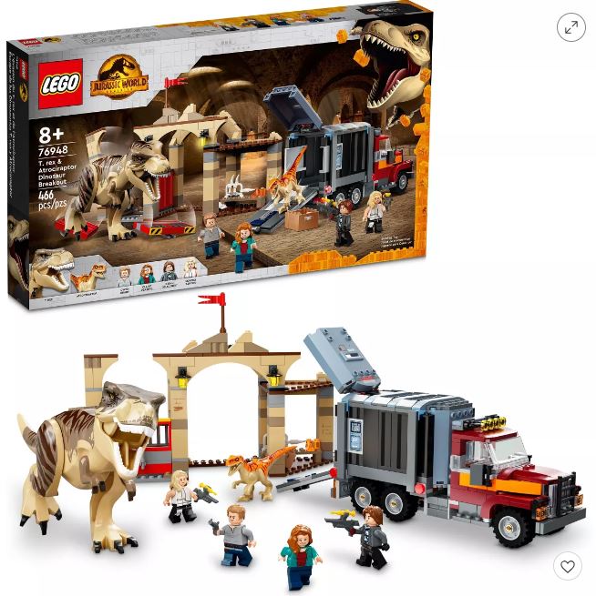 Juego de construcción LEGO y Atrociraptor – Jurassic World