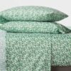 Juego de sábanas de 3 piezas estampadas Tamaño Twin XL, verde - Room Essentials™
