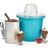 Máquina para hacer helados de 4 cuartos, color azul - Nostalgia