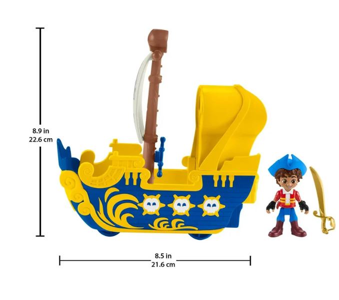 Juguete de Santiago y El Bravo, Figura barco pirata – Santiago of