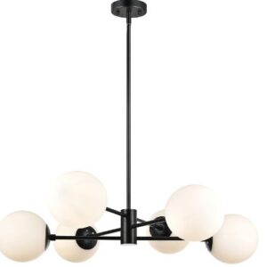 Alternative view of Lámpara colgante de 6 luces de globo - Onesto Lighting Milo
