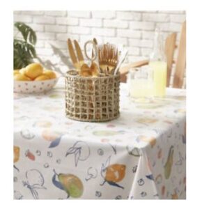 Alternative view of Mantel redondo de mesa de 70" tela tipo nailon, estampado frutal - Threshold™