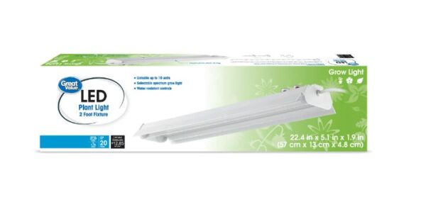 Luz led para cultivo de 2 pies