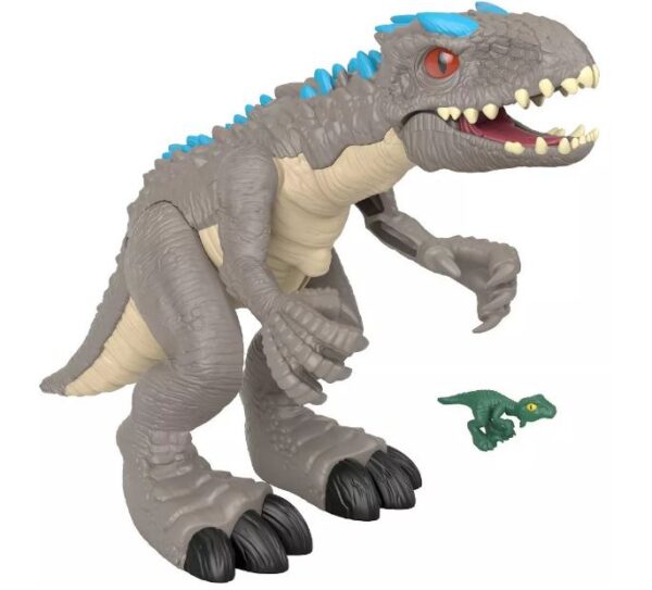 Juguete de Jurassic World, Figura de Indominus Rex y Imaginext - Fisher-Price
