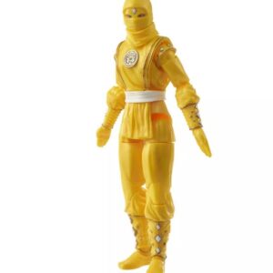 Figura de acción de Power Rangers, Mighty Morphin Ninja amarilla