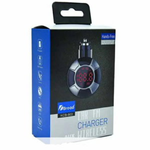 Cargador de carro con transmisor de bluetooth Aux y FM - K broad