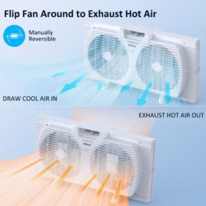 Alternative view of Ventilador de ventana doble de 3 velocidades