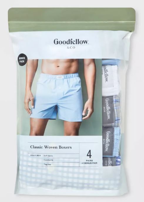 Boxer paquete de 5 para caballero XL goodfellow Segunda que Barato