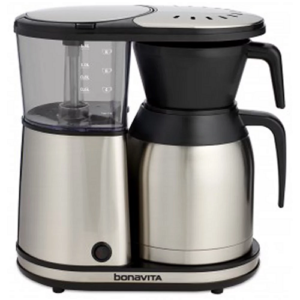 Cafetera de acero inoxidable marca bonavita