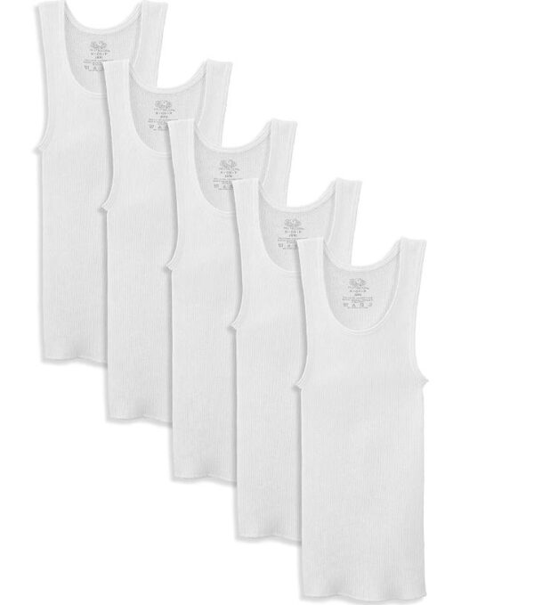 Paquete de 5 camisas de tirantes para niño talla XL 18-20