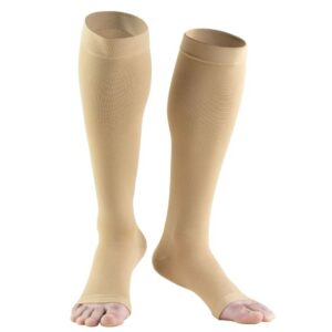 Calcetines de compresión firmes color beige talla XL - Truform