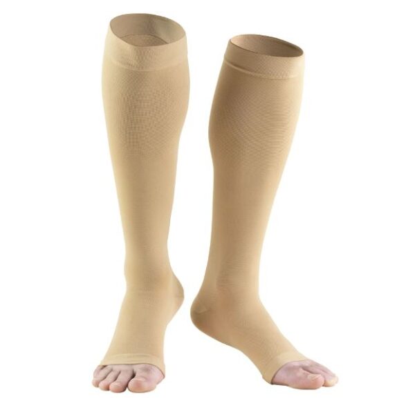Calcetines de compresión firmes color beige talla XL - Truform