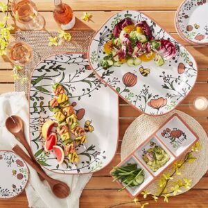 Alternative view of Juego de vajilla de 3 piezas de melamina y bambú -  Member's Mark