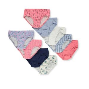 Paquete de 9 calzones para niña talla 14-Fruit of the loom