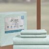 Juego de sábanas verde de 4 piezas Pure Earth Tencel