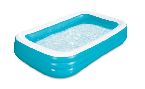 Piscina familiar inflable rectangular de 10 pies