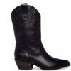 Botas vaqueras para Damas negras Steve Madden Talla 10.