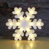 Lampara LED decorativa con forma de copo de nieve