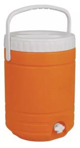 Contenedor de agua de 18 litros (4.7 gal) color naranja - Truper