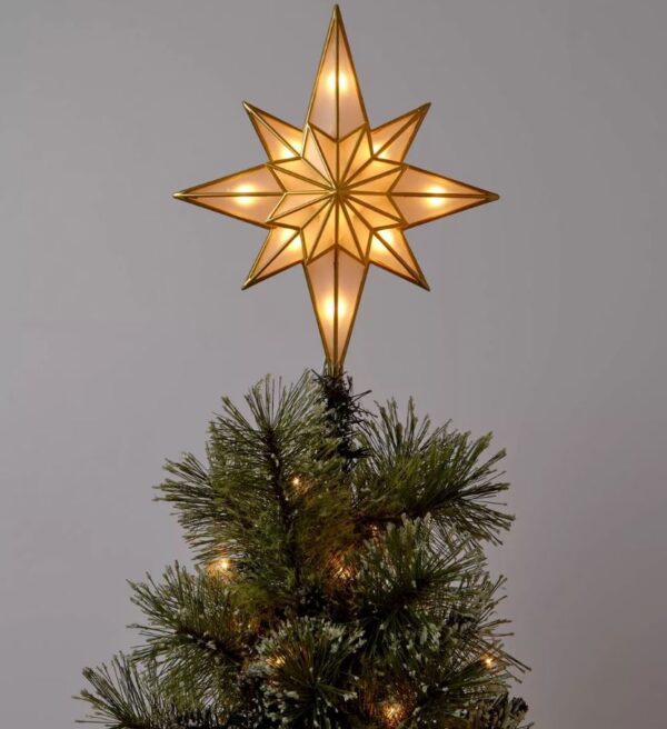 Estrella de luz LED para árbol de navidad de 15in – Wondershop