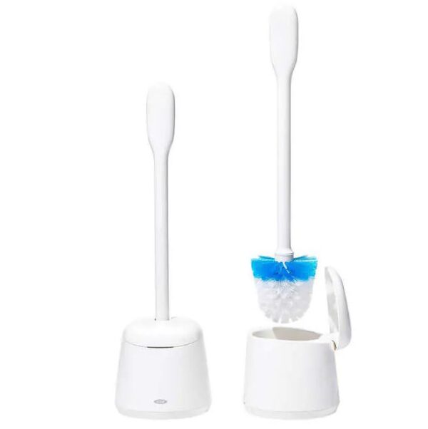 Juego de 2 cepillos para inodoro color blanco - OXO SoftWorks