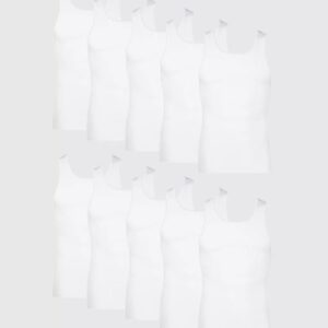 Paquete de 10 camisas de resaque para hombre talla M - Hanes